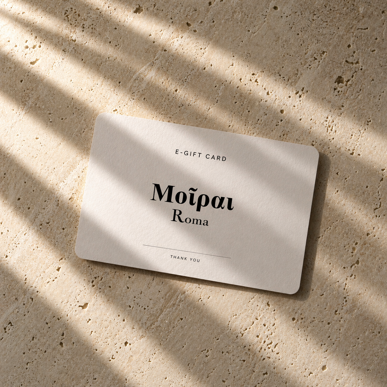 e-GIFT Card Μοῖραι Roma